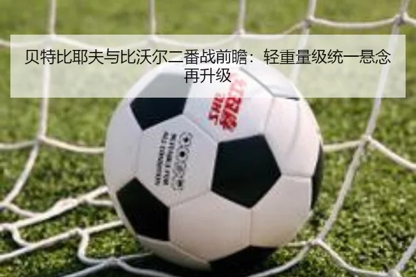 贝特比耶夫与比沃尔二番战前瞻：轻重量级统一悬念再升级